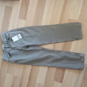 Zara grey straight jeans